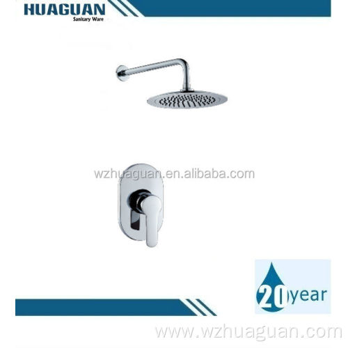 Modern concealed shower faucet